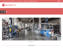 Tablet Screenshot of charola-sa.es